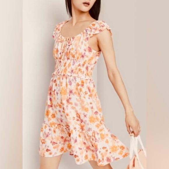 wild fable Dresses & Skirts - BOGO FREE Wild Fable Ruffle Trim Floral Dress